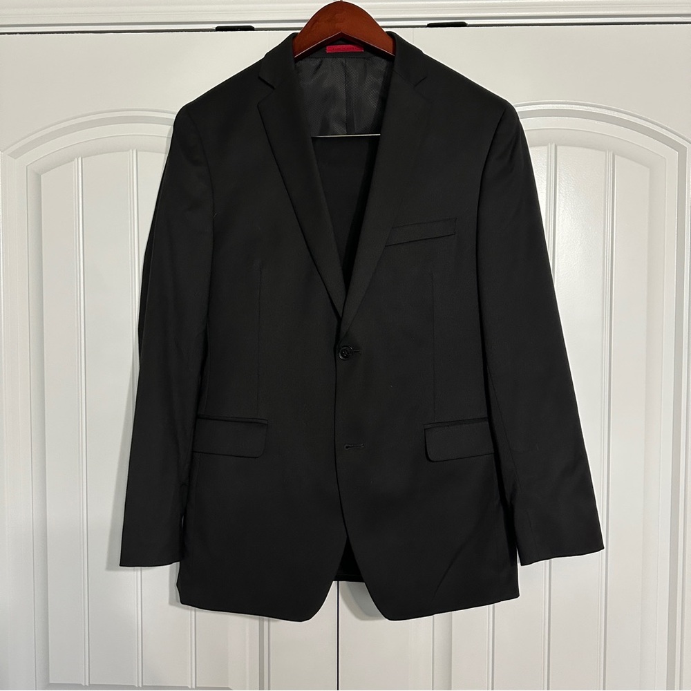 38R Black Alfani Slim Suit